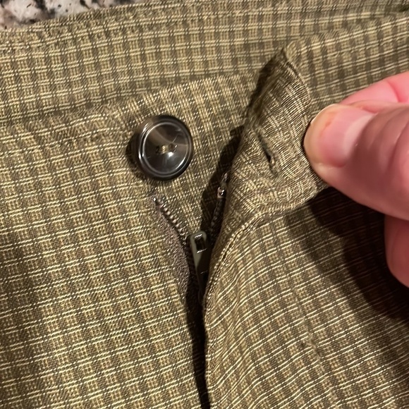 Sigrid Olsen Green Plaid‎ Crop Pants - Picture 7 of 7